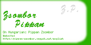 zsombor pippan business card